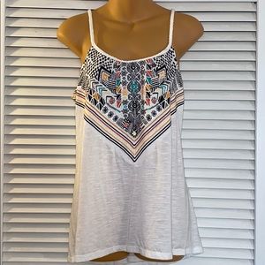 Maurices graphic embroidered tank